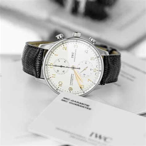 iwc watch second hand|pre owned iwc watches.